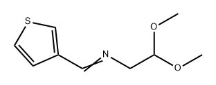 Ethanamine, 2,2-dimethoxy-N-(3-thienylmethylene)- Struktur