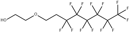 Ethanol, 2-[(3,3,4,4,5,5,6,6,7,7,8,8,8-tridecafluorooctyl)oxy]- Struktur