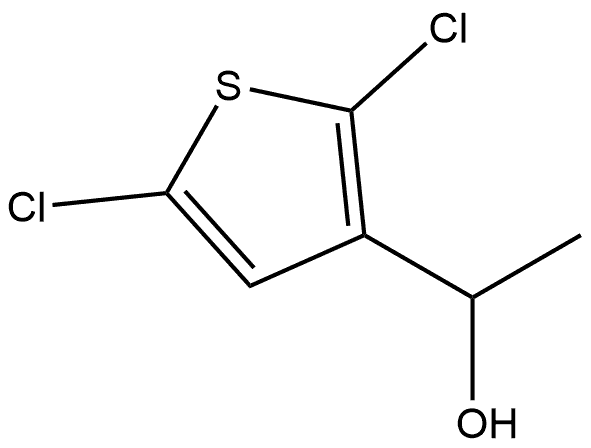 2,5-二氯-Α-甲基-3-噻吩甲醇, 55434-93-0, 結(jié)構(gòu)式