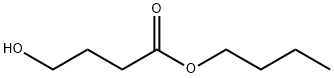 Butanoic acid, 4-hydroxy-, butyl ester Struktur