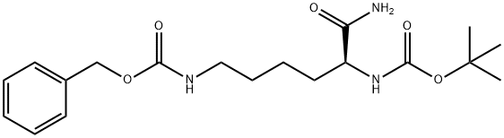 Carbamic acid, N-[(1S)-1-(aminocarbonyl)-5-[[(phenylmethoxy)carbonyl]amino]pentyl]-, 1,1-dimethylethyl ester