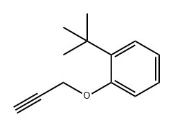 Benzene, 1-(1,1-dimethylethyl)-2-(2-propyn-1-yloxy)- Struktur