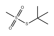 Methanesulfonothioic acid, S-(1,1-dimethylethyl) ester Struktur