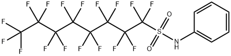 1-Octanesulfonamide, 1,1,2,2,3,3,4,4,5,5,6,6,7,7,8,8,8-heptadecafluoro-N-phenyl- Struktur