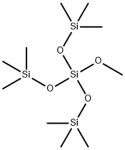 Trisiloxane, 3-methoxy-1,1,1,5,5,5-hexamethyl-3-[(trimethylsilyl)oxy]- Struktur