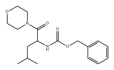 Carbamic acid, [3-methyl-1-(4-morpholinylcarbonyl)butyl]-, phenylmethyl ester (9CI) Struktur