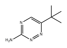 1,2,4-Triazin-3-amine, 6-(1,1-dimethylethyl)- Struktur