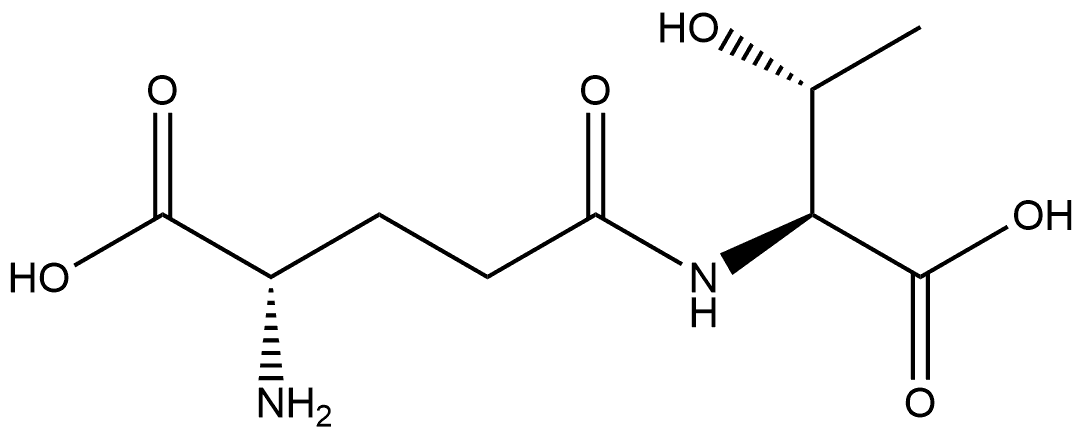 L-gamma-glutamyl-L-threonine Struktur