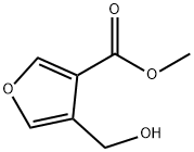 3-Furancarboxylic acid, 4-(hydroxymethyl)-, methyl ester Struktur