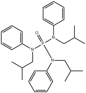 N,N',N''-triisobutyl-N,N',N''-triphenylphosphonic triamide Struktur