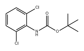 Carbamic acid, N-(2,6-dichlorophenyl)-, 1,1-dimethylethyl ester Struktur