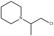 1-(2-chloro-1-methyl-ethyl)-piperidine Struktur