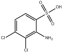 3,4-Dichloroorthanilic acid (SO3H=1) Struktur