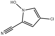 1H-Pyrrole-2-carbonitrile, 4-chloro-1-hydroxy- Struktur