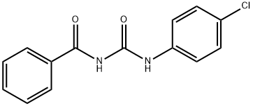 Benzamide, N-[[(4-chlorophenyl)amino]carbonyl]- Struktur