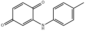 2,5-Cyclohexadiene-1,4-dione, 2-[(4-methylphenyl)amino]- Struktur