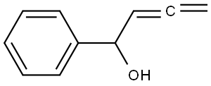 Benzenemethanol, α-1,2-propadien-1-yl- Struktur