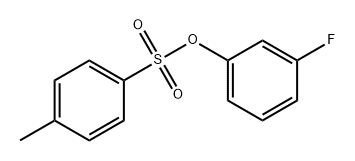 Phenol, 3-fluoro-, 1-(4-methylbenzenesulfonate) Struktur