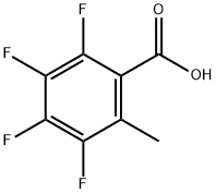 Benzoic acid, 2,3,4,5-tetrafluoro-6-methyl- Struktur