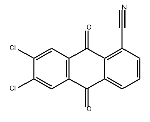 1-Anthracenecarbonitrile, 6,7-dichloro-9,10-dihydro-9,10-dioxo-