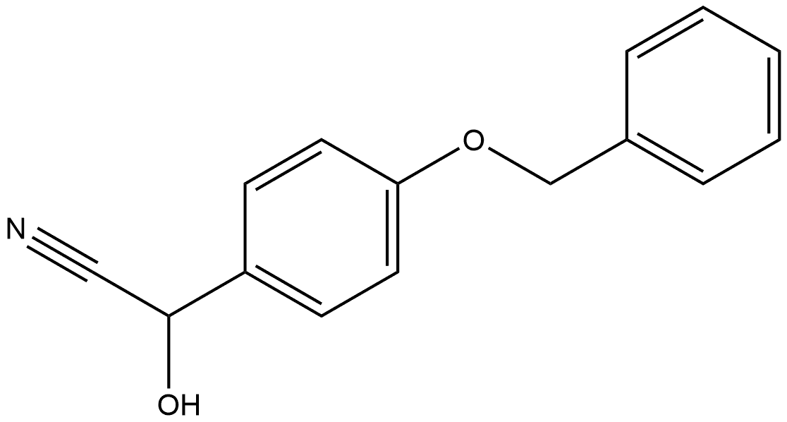 Benzeneacetonitrile, α-hydroxy-4-(phenylmethoxy)-