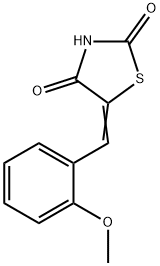 2,4-Thiazolidinedione, 5-[(2-methoxyphenyl)methylene]- Struktur