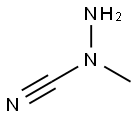 Hydrazinecarbonitrile, 1-methyl- (9CI) Struktur