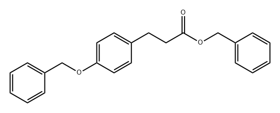 Benzenepropanoic acid, 4-(phenylmethoxy)-, phenylmethyl ester