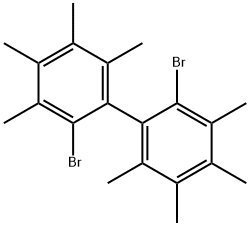 1,1'-Biphenyl, 2,2'-dibromo-3,3',4,4',5,5',6,6'-octamethyl- Struktur