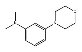 Benzenamine, N,N-dimethyl-3-(4-morpholinyl)- Struktur