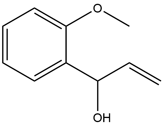 Benzenemethanol, α-ethenyl-2-methoxy- Struktur