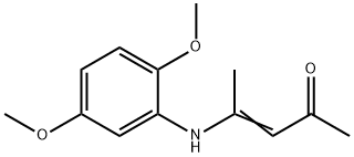 3-Penten-2-one, 4-[(2,5-dimethoxyphenyl)amino]- Struktur