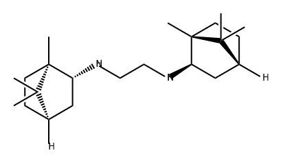 1,2-Ethanediamine, N1,N2-bis[(1R,2R,4R)-1,7,7-trimethylbicyclo[2.2.1]hept-2-yl]- Struktur