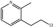 Pyridine, 3-(2-chloroethyl)-2-methyl- Struktur