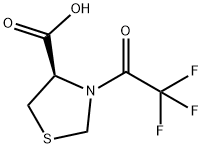 4-Thiazolidinecarboxylic acid, 3-(trifluoroacetyl)-, (R)- (9CI) Struktur