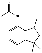 Acetamide, N-(2,3-dihydro-1,1,3-trimethyl-1H-inden-4-yl)- Struktur