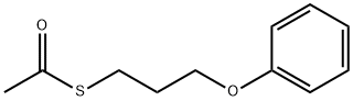 Ethanethioic acid, S-(3-phenoxypropyl) ester Struktur