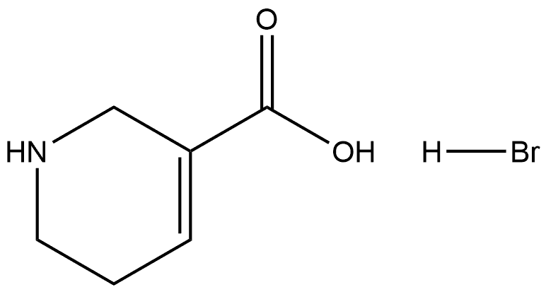 guvacine hydrobromide Struktur