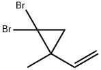 Cyclopropane, 1,1-dibromo-2-ethenyl-2-methyl- Struktur