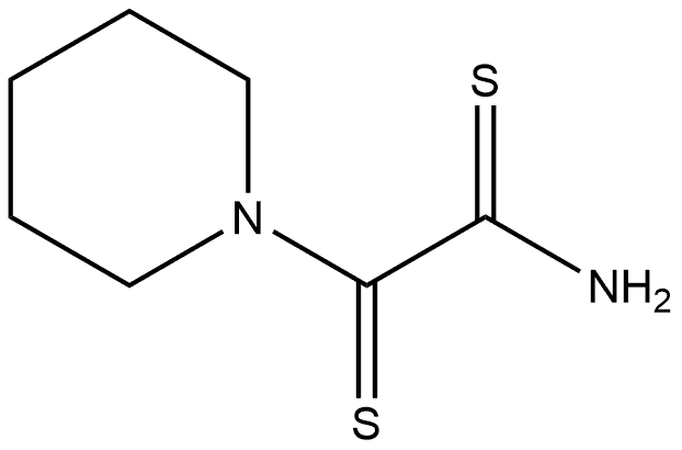 1-Piperidineethanethioamide, α-thioxo- Struktur