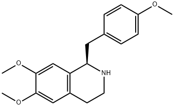 (R)-6,7-dimethoxy-1-(4-methoxybenzyl)-1,2,3,4-tetrahydroisoquinoline Struktur