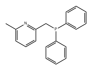 Pyridine, 2-[(diphenylphosphino)methyl]-6-methyl- Struktur