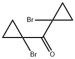 Methanone, bis(1-bromocyclopropyl)- Struktur