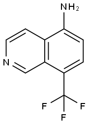 8-(trifluoromethyl)isoquinolin-5-amine Struktur