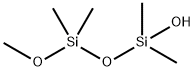 1-Disiloxanol, 3-methoxy-1,1,3,3-tetramethyl- Struktur