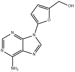 2-Furanmethanol, 5-(6-amino-9H-purin-9-yl)- Struktur