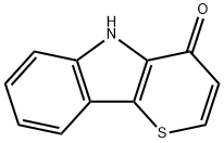 Thiopyrano[3,2-b]indol-4(5H)-one Struktur