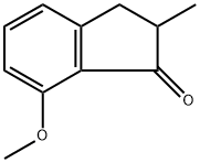 1H-Inden-1-one, 2,3-dihydro-7-methoxy-2-methyl- Struktur