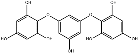 1,3,5-Benzenetriol, 2,2'-[(5-hydroxy-1,3-phenylene)bis(oxy)]bis- (9CI) Struktur