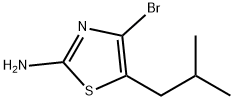 2-Thiazolamine, 4-bromo-5-(2-methylpropyl)- Struktur